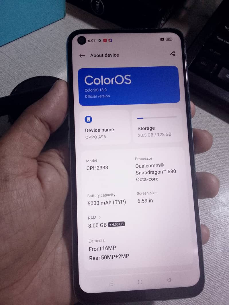 OPPO A96 1