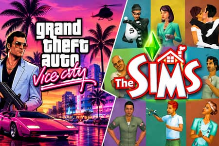 GTA VICE CITY / SIMS COMPLETE GAME