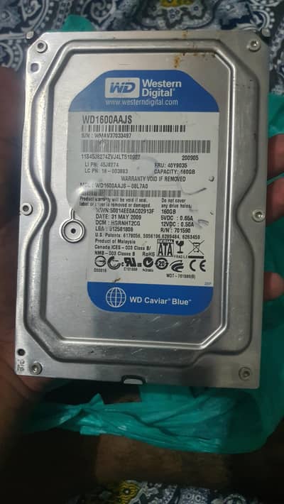 wd segate 160 hard drive fully working no fault