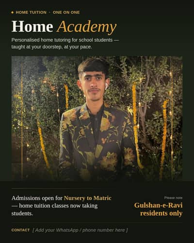 Home academy available