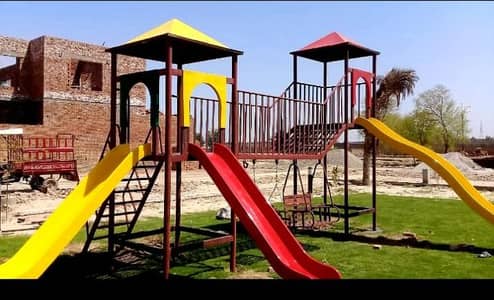 Swing & Slides | Garden Jhola slide | Hanging swing chairs | Park Jola