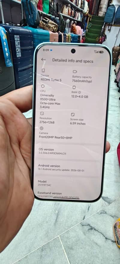 Redmi Turbo 5 12/256