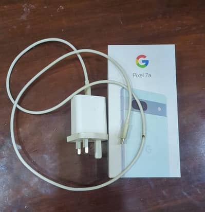 Google Pixel 7a with original box and charger