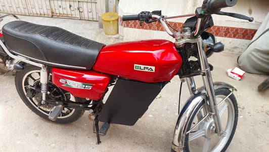 Elfa ev 125 fully automatic with reverse gear system high speed
