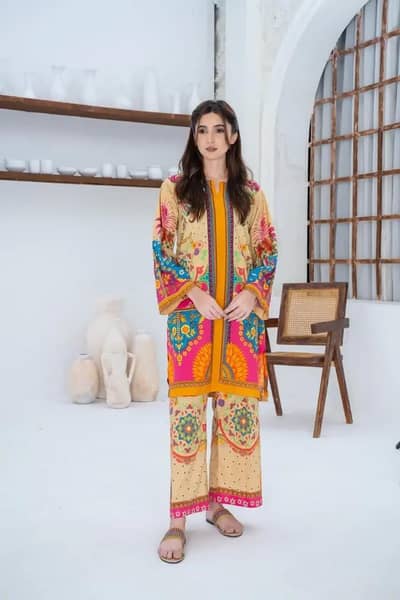 Trendy women stitched 2 pics Shirt and trouser for sale