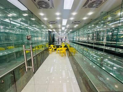Cosmetics Shop Glass Display Shelves / Counter for Sale