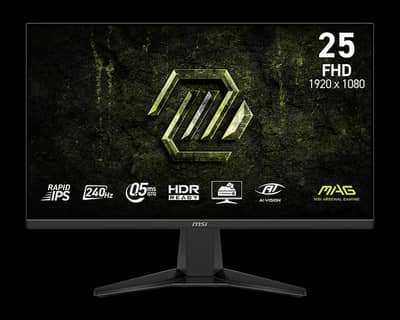 MSI MAG 255F X24| 25" | 1080p | 240Hz | IPS | Monitor |