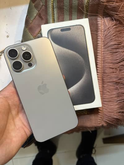 Apple iPhone 15 Pro Max Non Pta 256gb 88BH HK Model Natural Titanium