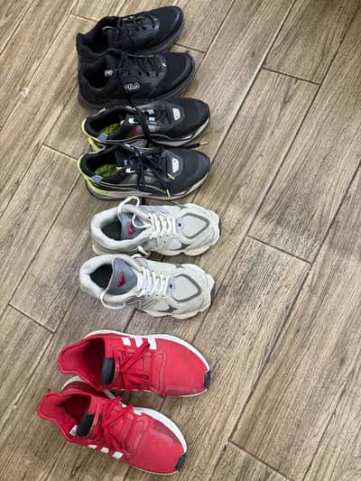 new balance, addidas, puma , fila shoes