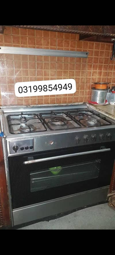 5 burner  cooking range for sale