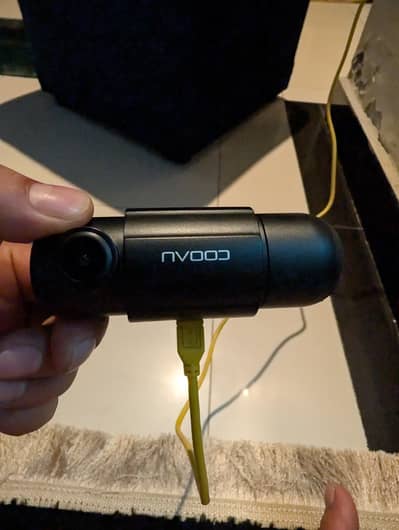 COOAU Super clear dual 1080P dash cam with built-in GPS and Wi-Fi.