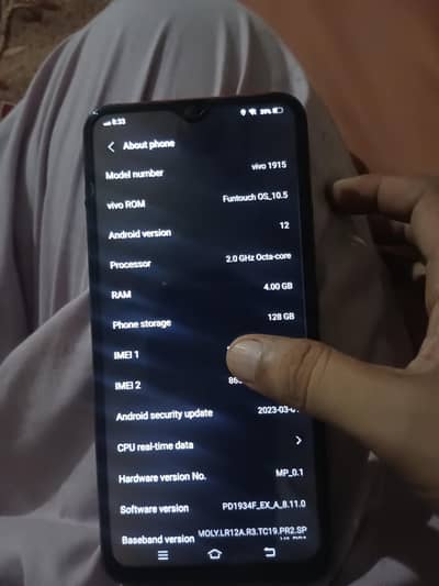 Vivo Y19 (4,128) 5000 mah excellent battery timing