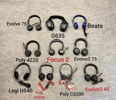 Jabra Evolve-Game-Poly-Focus-Logitech / Noise Cancelling / Call Center