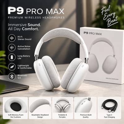 P9 Pro Max Wireless Headphones