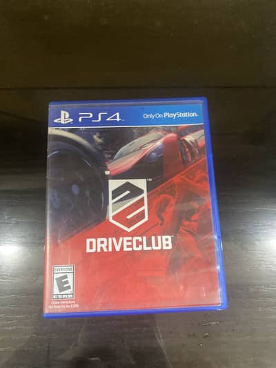 DRIVECLUB PS4 disc