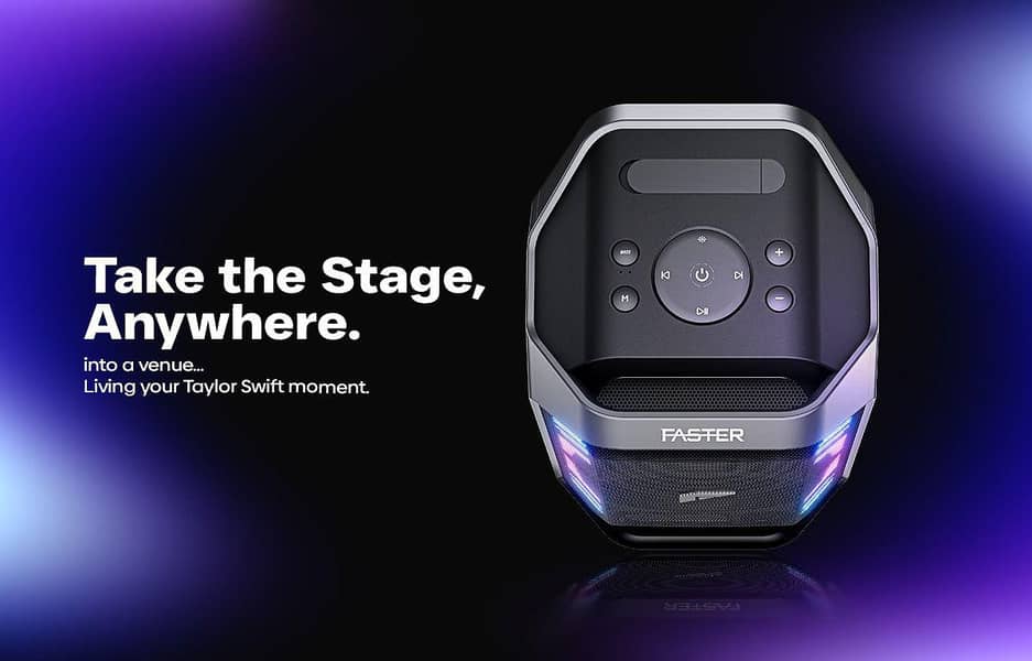Faster Portable Speaker 1
