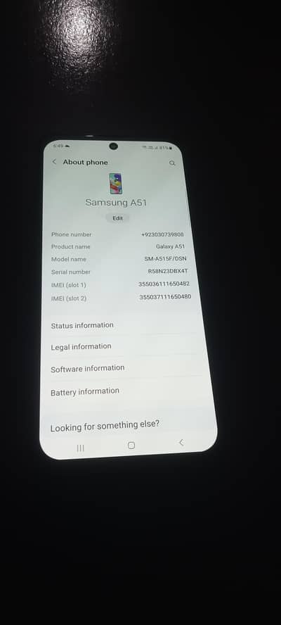 Samsung Mobile A51