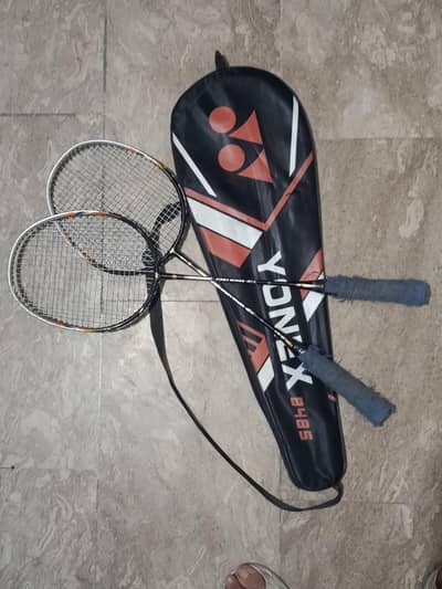 Yonex Badminton Rackets – Pair | New With Bag