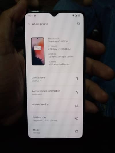 one plus 7t  5g