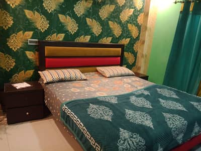 One bed furnished apartment available for rent short-term. Bahria town