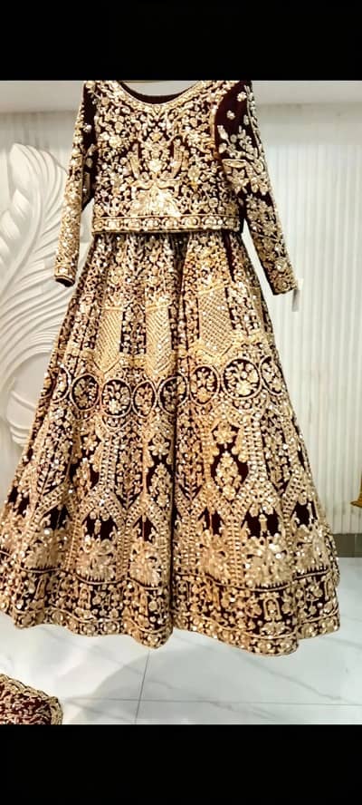 bridal celvet new lehnga