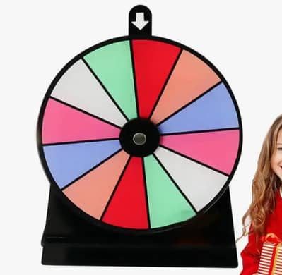 Prize Wheel / Spin the Wheel Game Board for Events & Shops