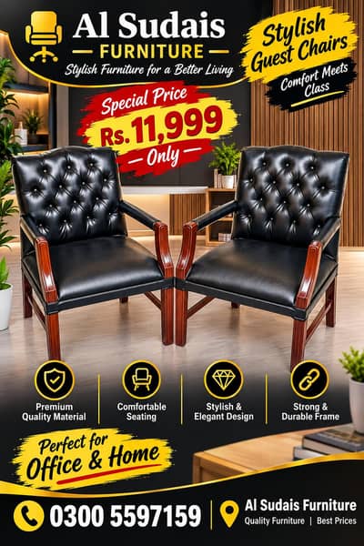 Office guest visitor chair, office table chair, office furniture, sofa