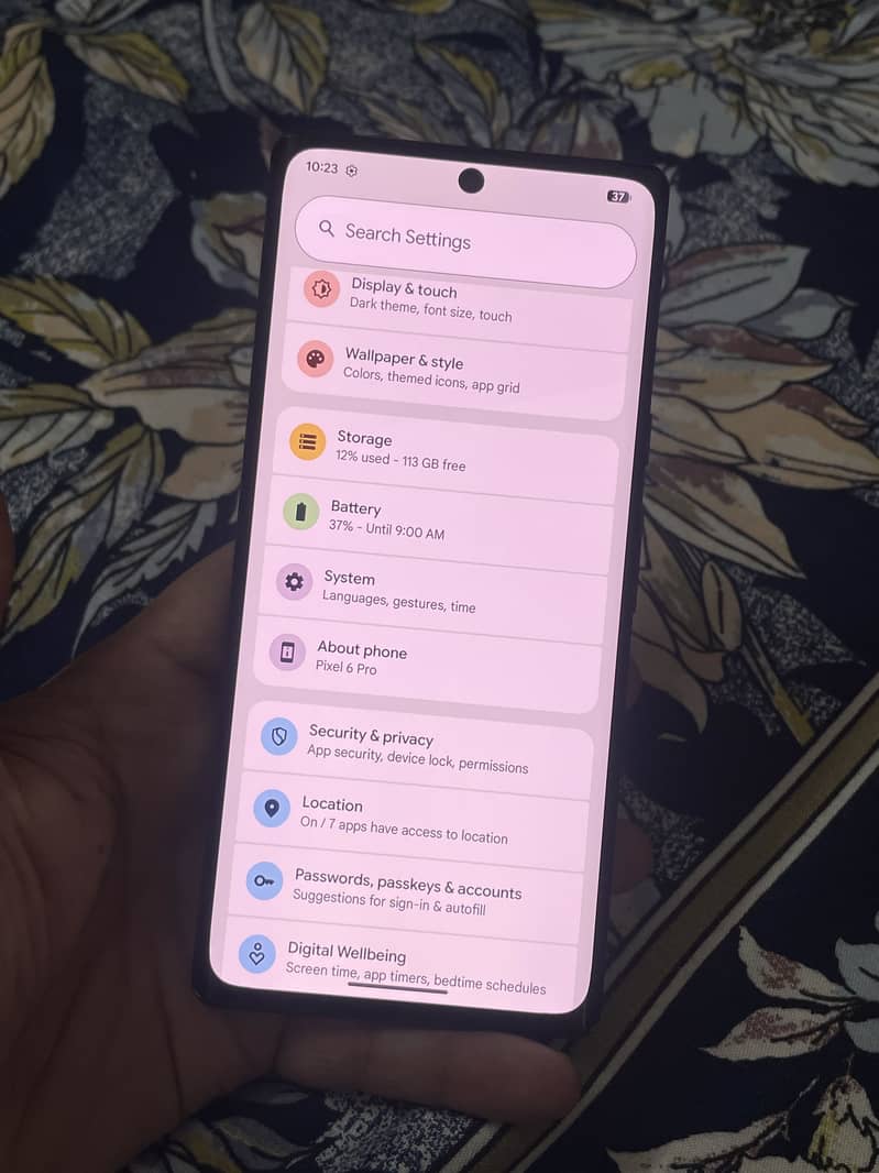 Google pixel 6 pro 9