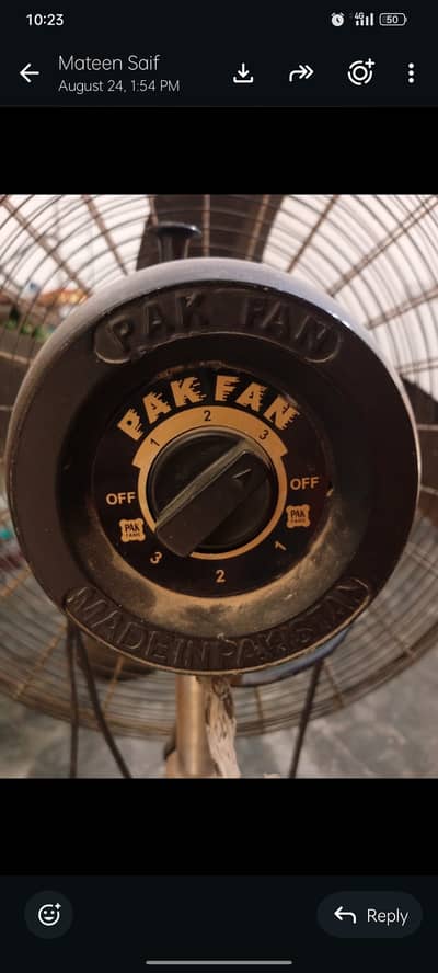 Pak Fan Pedestal for Sale