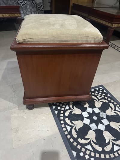 Ottoman storage box and stool