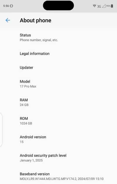 Air Phone 17 Pro (Exchange Possible)