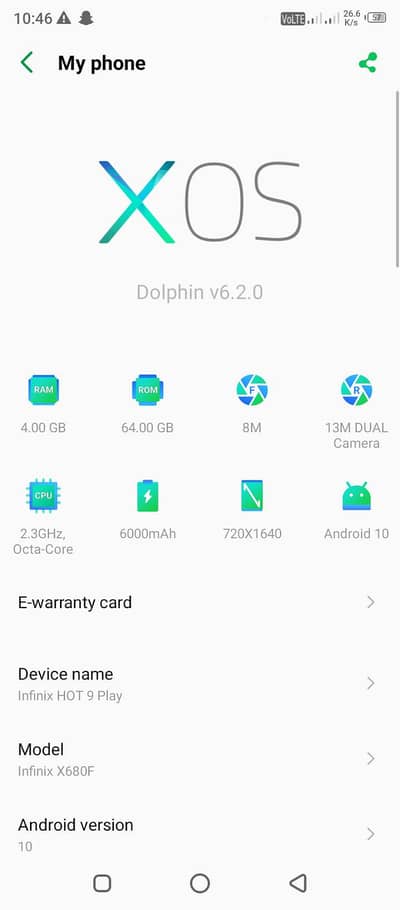 Infinix Hot 9 Play urgent sale