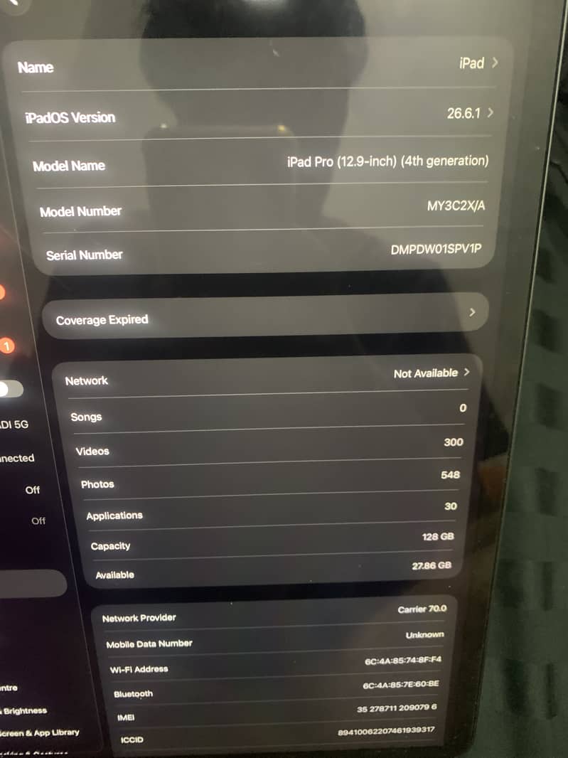 Ipad pro 12.9 4th gen 2