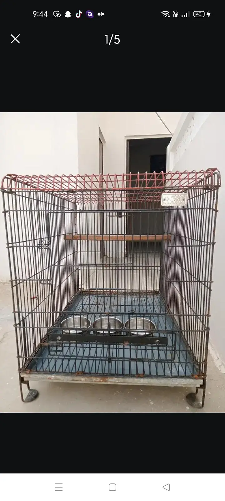 raw parrot cage — photo 2