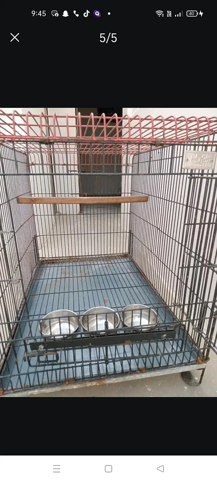 raw parrot cage — photo 3
