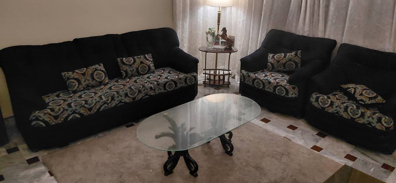 5 Seater Sofa Set with center table 1