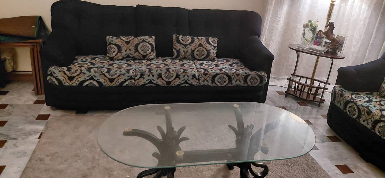 5 Seater Sofa Set with center table 2