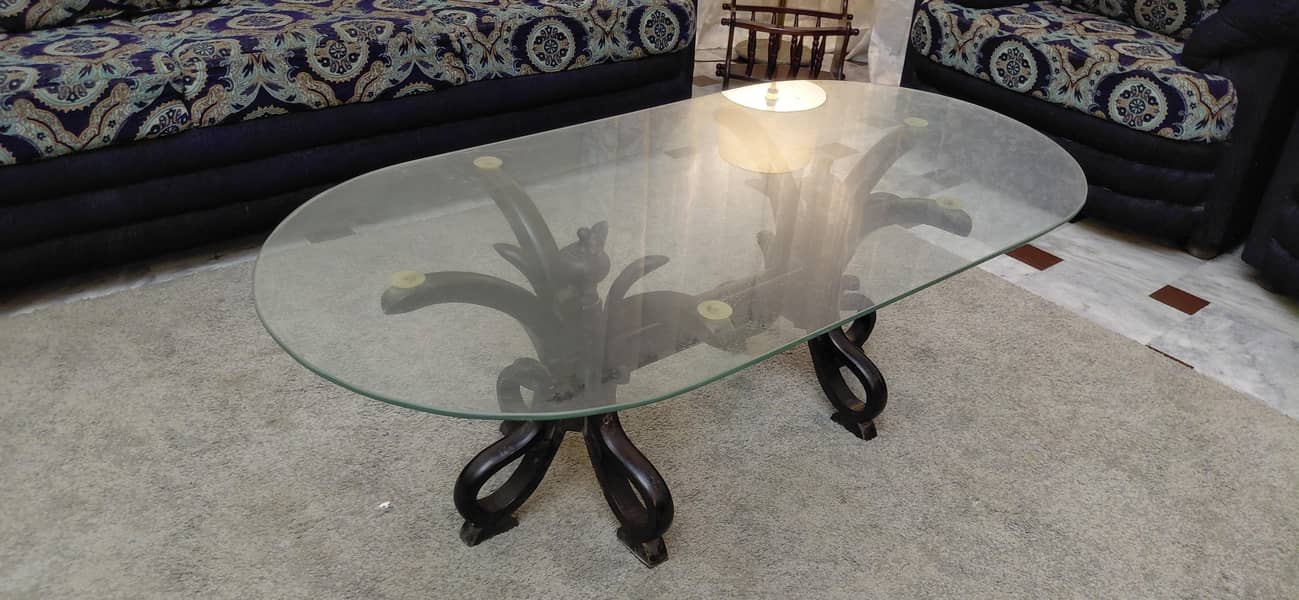 5 Seater Sofa Set with center table 3