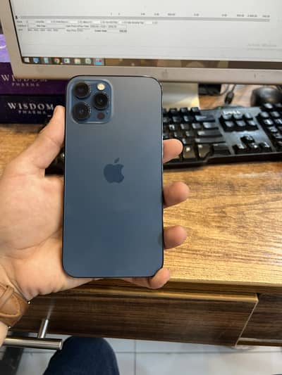 iPhones 12 pro max 128gb pacific blue/Pta approved