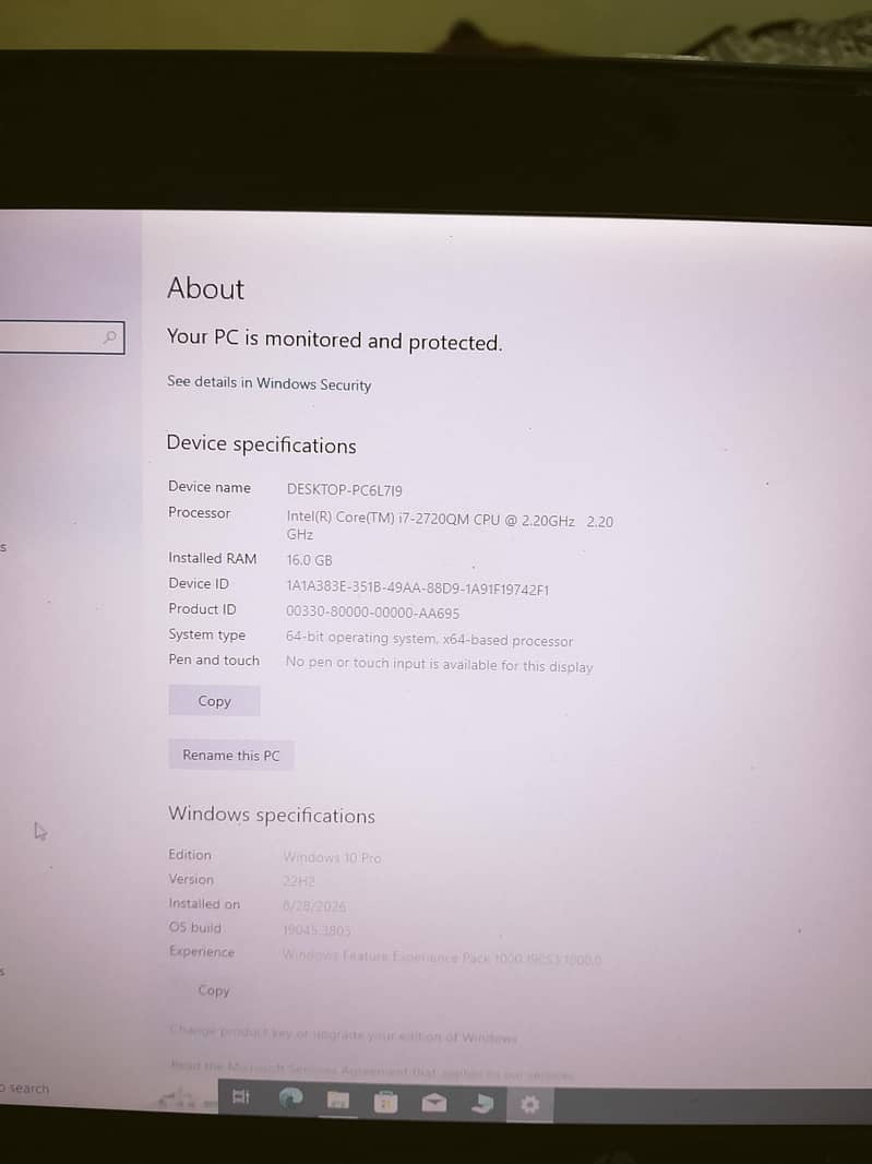 Intel core i7 2nd generation 7