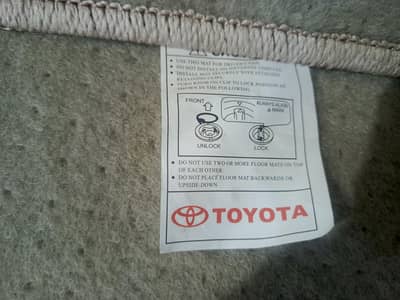 original Toyota Yaris mats