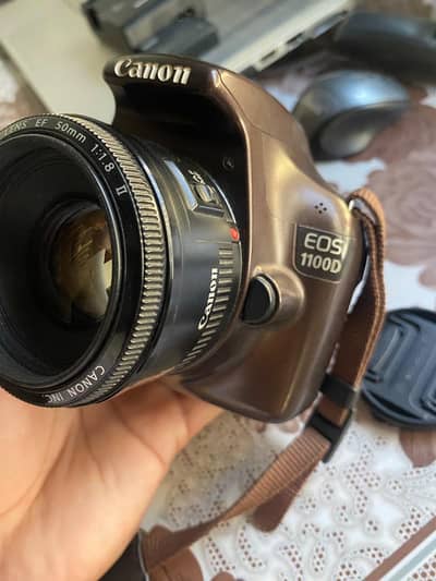 Canon EOS 1100D DSLR + Canon 50mm f/1.8 II Lens | Complete Set