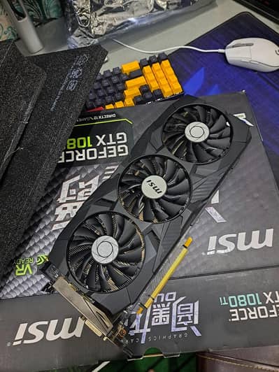 Nvidia Gtx 1080 ti 11gb msi duke oc tri fan with box seald