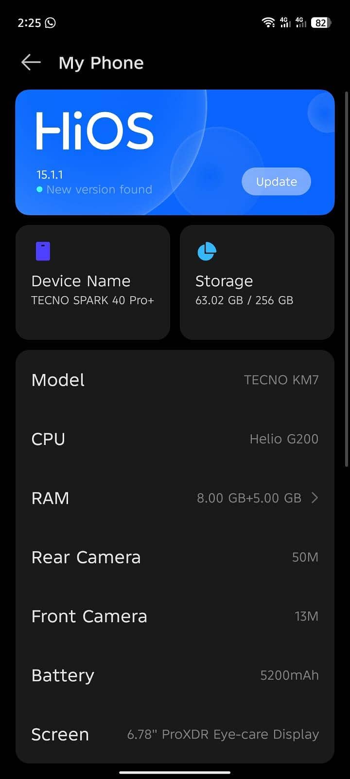 Tecno spark 40 pro plus 7