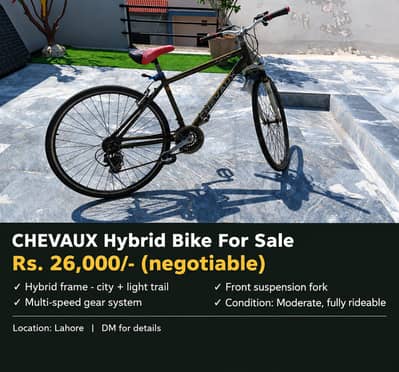 Chevaux Hybrid Bike (7 Gears)