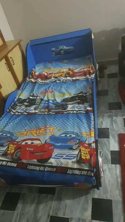 car shape single bed for kids