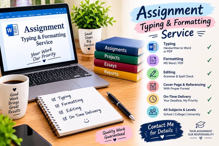 Assignment Typing & Formatting Service 1