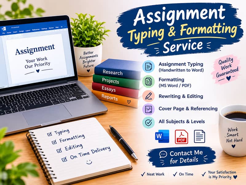Assignment Typing & Formatting Service 2
