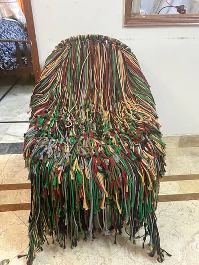 Handmade Multicolor Rope Chair | Unique Boho Chair