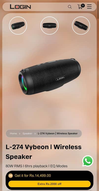 L-274 Vybeon | Wireless speaker